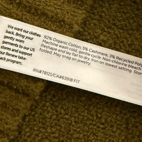 Eileen Fisher organic cotton sweater size small - Picture 3 of 4